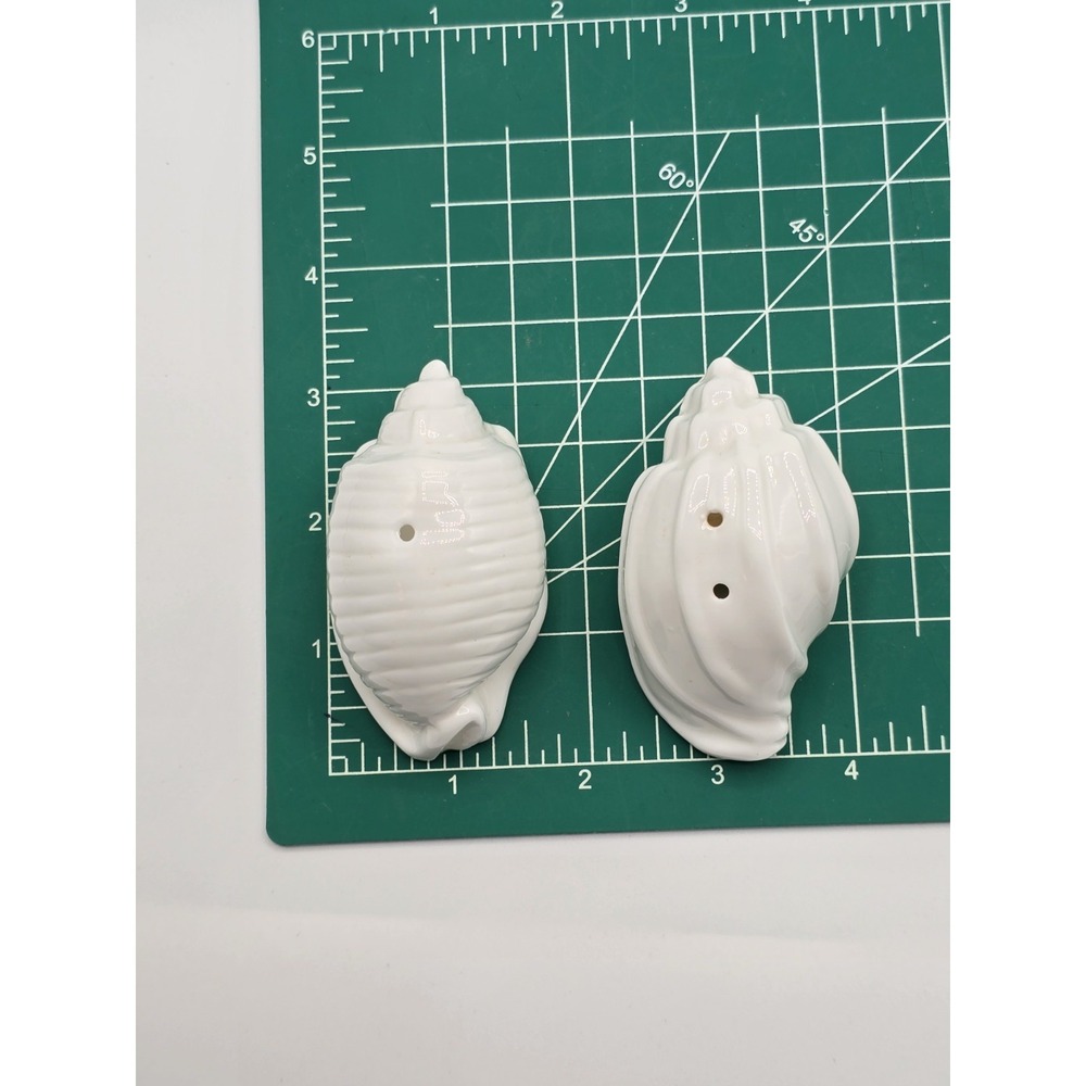 Vintage Rare Sea Shell Salt and Pepper Bone China By Stafford - Picture 9 of 12